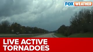 Live: Storm Chasers Track Dangerous Severe Weather Outbreak in the South