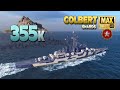 Cruiser Colbert: Excellent player dominates in Ranked battle - World of Warships