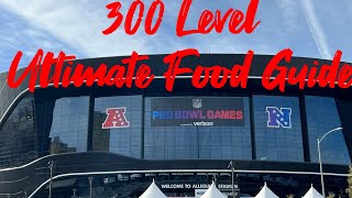 Las Vegas Allegiant Stadium 300 level Food Guide - Raiders Home 2023  NFL ProBowl - 2024 Super Bowl