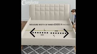 How to measure bed size before ordering mattress.