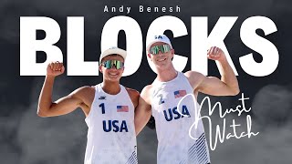 Andy Benesh Best Blocks - Manhattan Beach Open Finals