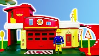 Feuerwehrmann Sam Rettungsstation - Spielzeug auspacken und anspielen! | Fire Rescue Centre