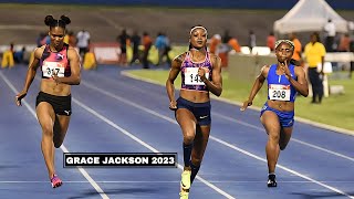 Elaine Thompson Battle Natasha Morrison In EPIC 60m At GRACE JACKSON MEET 2023