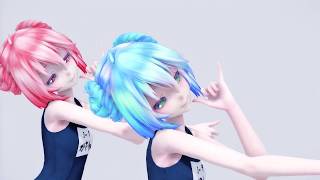 [MMD] Deep Blue Town (TDA School Swimwear Models)