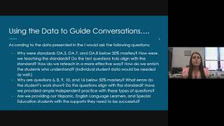 Professional Learning Communities at Work Presentation: A Data Analysis
