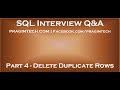 Part 4   Delete duplicate rows in sql