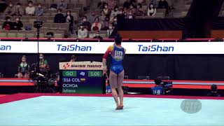 OCHOA Juliana (COL) - 2021 Artistic Worlds, Kitakyushu (JPN) - Qualifications Floor Exercise