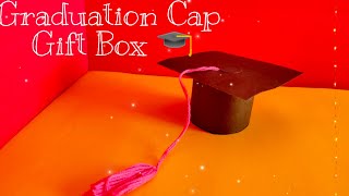 DIY paper graduation cap gift box tutorial |gift box idea |