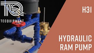 Hydraulic Ram Pump H31 - Fluid Mechanics from TecQuipment