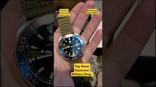 Tag Heuer Aquaracer Men’s Quartz Swiss Watch || Military Strap #watch #tissot #seiko #tagheuer #rado