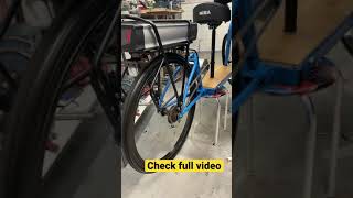 Homemade Electric Bicycle inside powerful