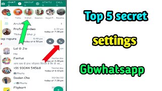 GB WhatsApp top 5 setting | gb whatsapp a to z settings gbwhatsapp hidden features |