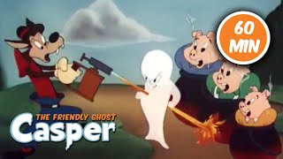 Casper Saves The Three Little Pugs | Casper and Friends | Compilation | Cartoons for Kids