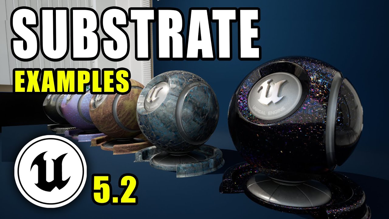 Unreal Engine 5 2 Substrate Material Examples Youtube