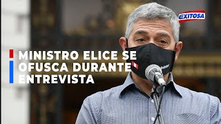 🔴🔵 Ministro Elice se ofusca al ser consultado sobre relación de Sagasti con el Partido Morado