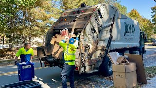 JRM Garbage Truck Packing Big Box Piles