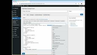 WordPress plugin: Conditional Fields for Contact Form 7 - basic demo