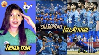 Pakistani reaction On Indian Cricketers Full Attitude Videos 🔥😈 Attitude Video Reaction