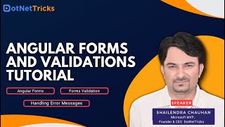 Angular Forms and Validations Tutorial 2021 | Handling Error Messages In Angular | DotNetTricks