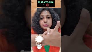 Acupressure to quit smoking