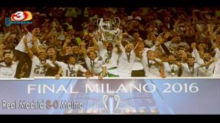 جميع أهداف ريال مدريد في دوري أبطال اوروبا 2016 تعليق عربي HD