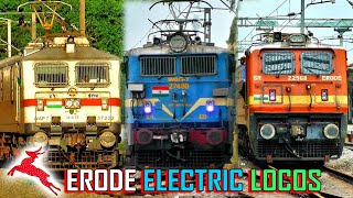 Electric Loco Shed, ERODE, The Prancing Deer of Indian Railways | WAP 7, WAP 4, WAG 7