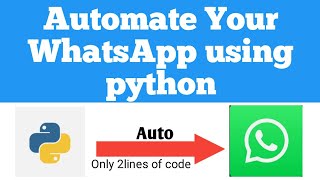Automate Your WhatsApp using python || Python projects || Python tutorial for beginners #codeclub