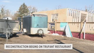 Popular Trufant restaurant owners begin rebuilding their restaurant after fire