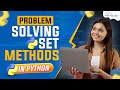 Sets Related Problem Solving in Python | Python Tutorial - Python Full Course For Beginner