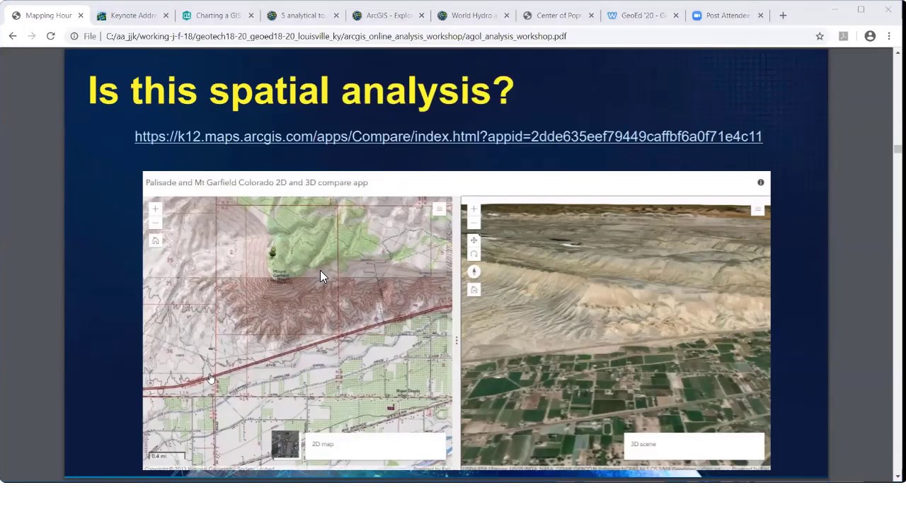 Spatial Analysis In ArcGIS Online Workshop 1 Of 3 - YouTube