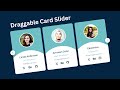 Create Draggable Card Slider Using JavaScript
