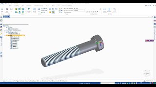 #89 solid edge tutorial hex bolt design | hex bolt solid edge 3d model