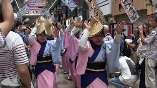 天神天満阿波おどり神戸六甲連 2018 大阪市北区