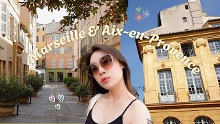 Aix-en-Provence \u0026 Marseille vlog | Mùa hè yêu đời của tôi | Miền nam nước Pháp 🌻