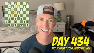 Day 434: Playing chess every day until I reach a 2000 rating