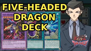 Yugioh GX Tag Force 1 : Jagger Princeton / Five-headed Dragon Deck ( F.G.D. Deck)