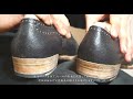 adelaide shoes production using wild boar gibier leather heel building