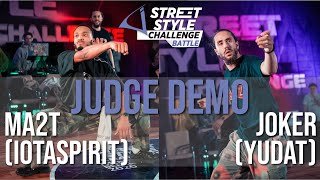 Street Style Battle 2k20 | JOKER(Yudat) \u0026 MA2T(Iotaspirit) | Judge Showcase