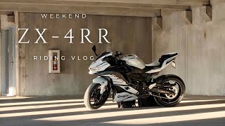 ZX-4RR Weekend Riding Vlog 2.22