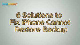 How to Fix iPhone Cannot Restore Backup? [6 Fixes]