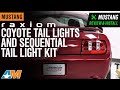 2005-2009 Mustang Raxiom Coyote Tail Lights and Sequential Tail Light Kit Review & Install