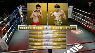 SHOKHRUKH ASHUROV VS KANG JONG SEON(강종선), WBO Oriental Title Boxing Match (25 August 2019)