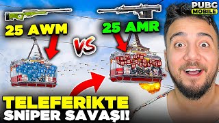 İMKANSIZ TELEFERİK SNİPER SAVAŞI! 25 vs 25 PUBG Mobile Ordu Savaşları