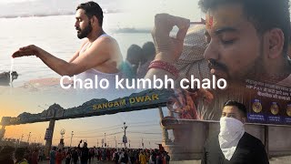 Chalo kumbh bhaiyo || Prayagraj || Traffic nhi mila raste mai || Akshay Tanwar Vlogs || #mahakumbh