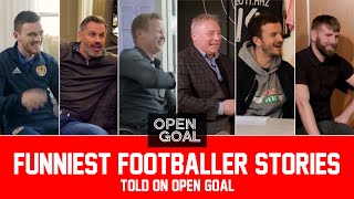 FUNNIEST FOOTBALLER STORIES TOLD ON OPEN GOAL | Ft. McCoist, McGeady, Carragher, Halliday & More!