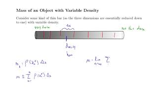 Physical Applications of Integration: Mass