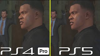 GTA 5 Expanded & Enhanced Trailer PS5 vs PS4 Pro Retail  Early Graphics Comparison