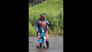 親子鮎釣り教室　久慈川矢祭