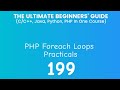 199. PHP Foreach Loop Practical