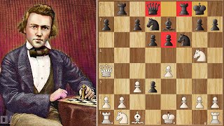 Barnes Gone Mad? || Morphy vs Barnes (1858)